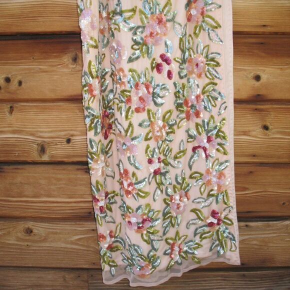 Mac Duggal 5567 Womens ONE SHOULDER FLORAL EMBELLISHED GOWN Dress - Picture 9 of 14